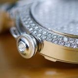 Cartier Pasha 18k cadran pave Boutique edition diamond dial