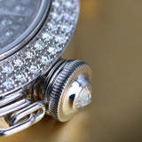 Cartier Pasha 18k cadran pave Boutique edition diamond dial