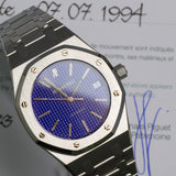 Audemars Piguet Royal Oak 14790ST Electric Blue perfect condition