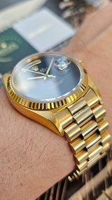 Rolex Day-Date 36 Onyx dial rolex serviced