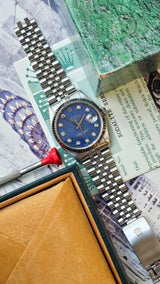Rolex Datejust 36 Sodalite American Papers