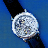 Audemars Piguet Jules Audemars Tourbillon Open worked skeleton dial. Extract of the archives