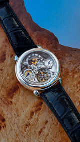 Audemars Piguet Jules Audemars Tourbillon Open worked skeleton dial. Extract of the archives