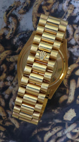 Rolex Day-Date 36 Flawless perfect tiger eye dial unpolished