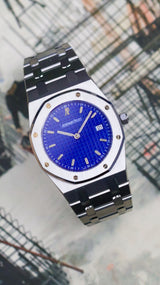 Audemars Piguet Royal Oak 56175ST electic blue dial 57004st