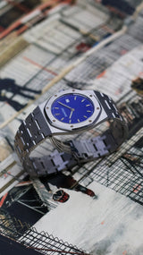 Audemars Piguet Royal Oak 56175ST electic blue dial 57004st