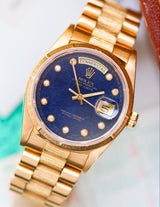 Rolex Day-Date 36 Bark finished aventurine pinball dial