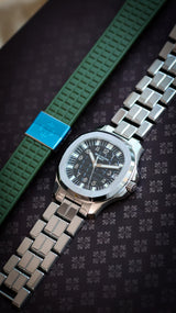 Patek Philippe Aquanaut Tritium dial Bracelet and khaki strap