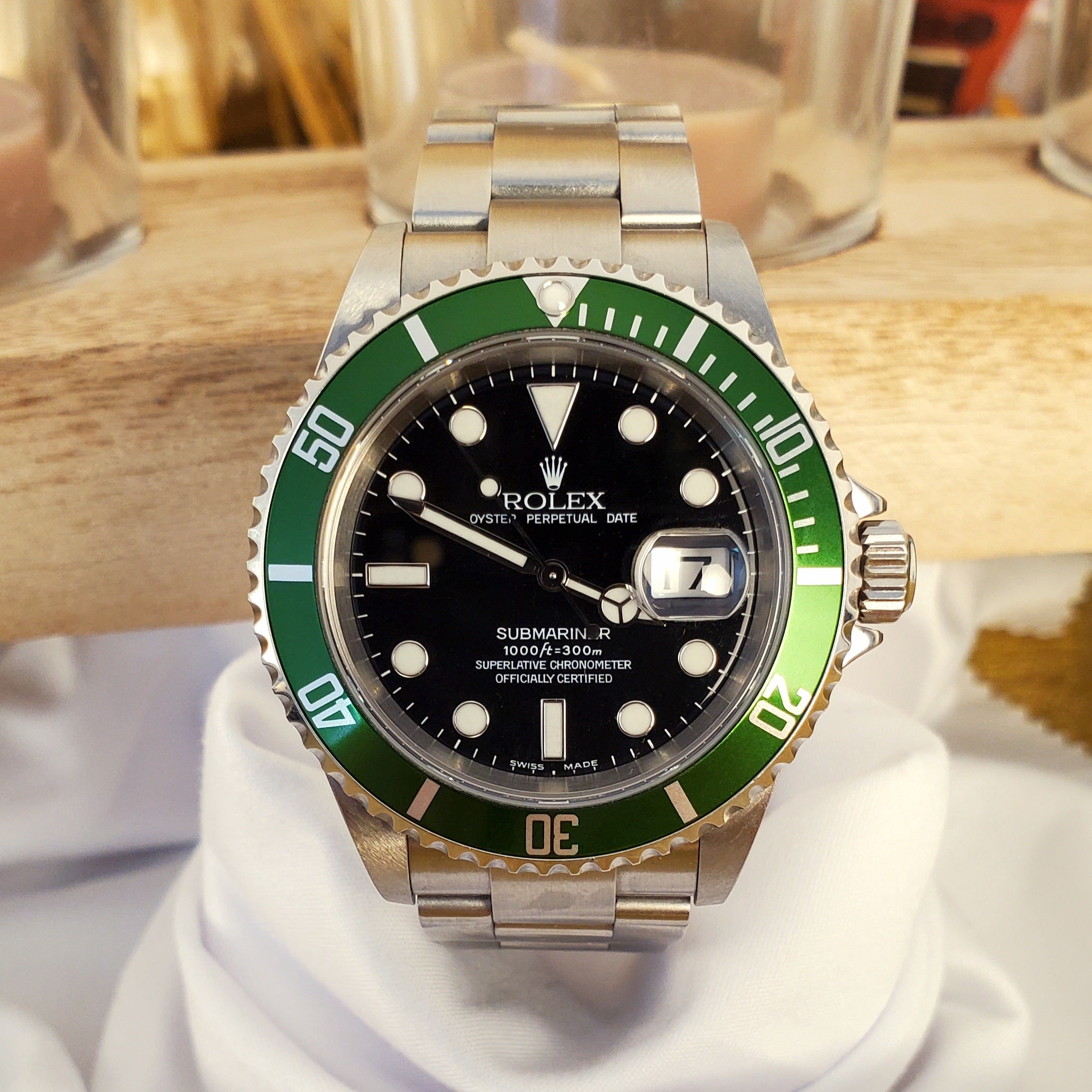 Rolex Submariner Kermit Oval O, MK1 dial, F-series – Newyorkwatchgallery