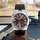 Vacheron Constantin Overseas, Rare chestnut brown dial