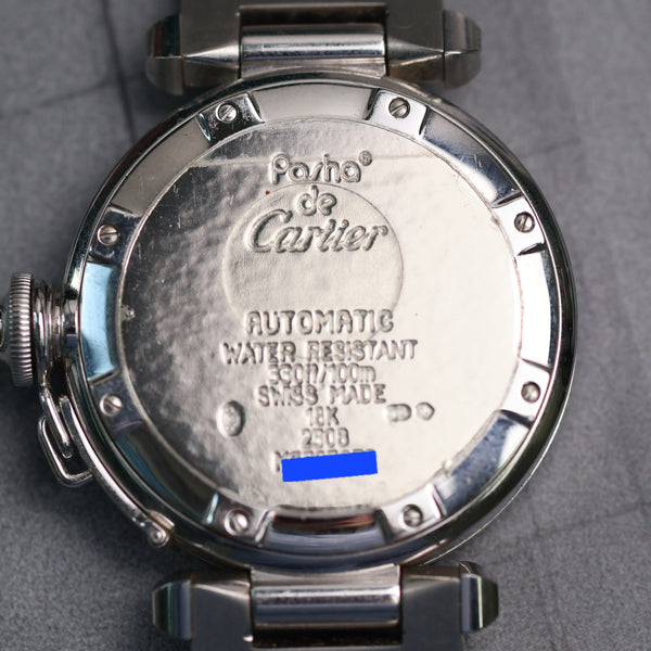 Cartier Pasha 18k cadran pave Boutique edition diamond dial