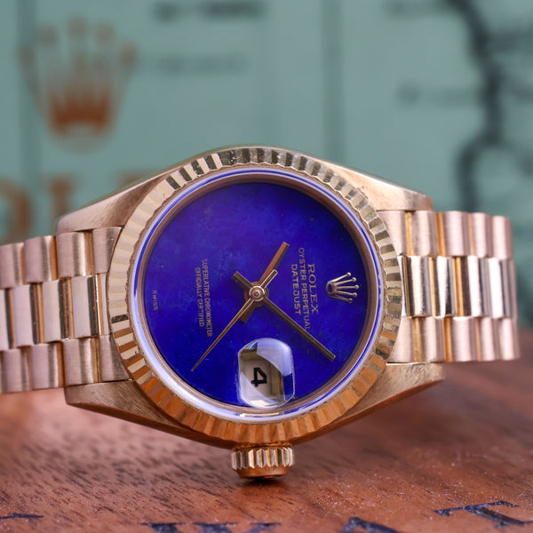 Rolex datejust 69178 lapis lazuli