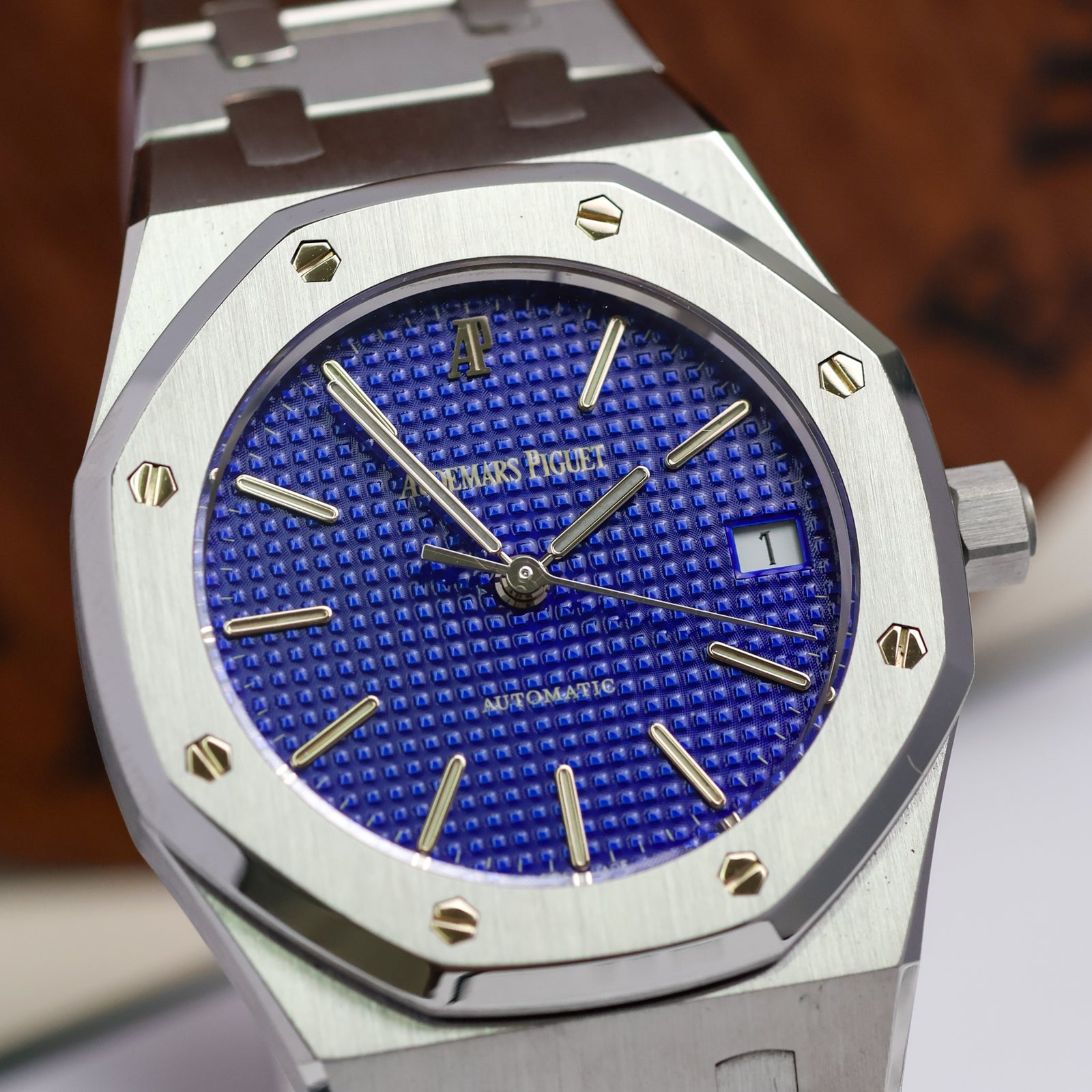 Audemars Piguet Royal Oak 14790ST Electric Blue perfect condition