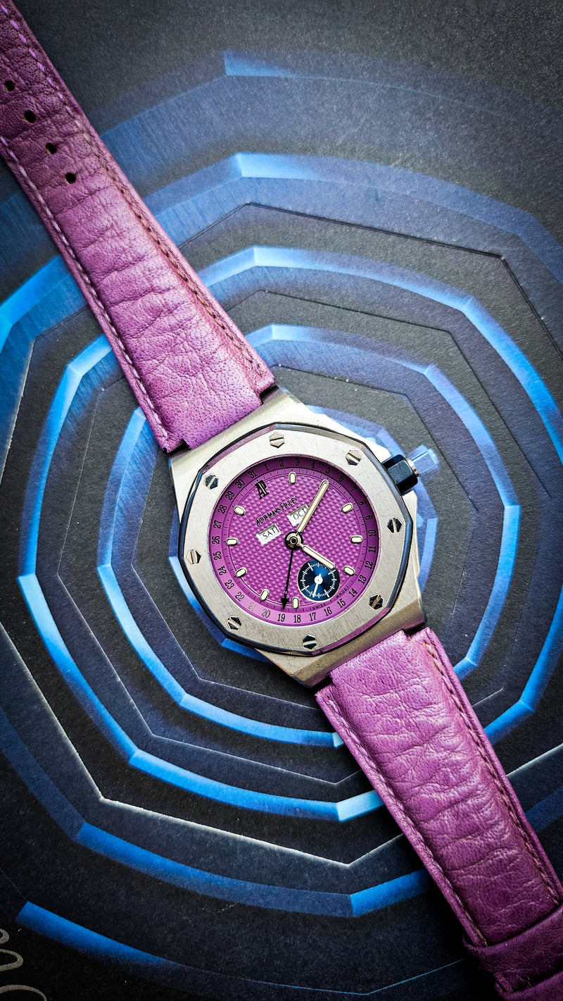 Audemars Piguet Royal Oak Offshore rare purple dial triple calendar