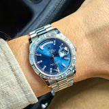 Rolex Day-Date 36 Full set 100% authentic rolex baguette