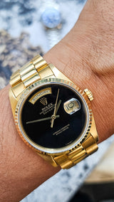 Rolex Day-Date T swiss T onyx dial