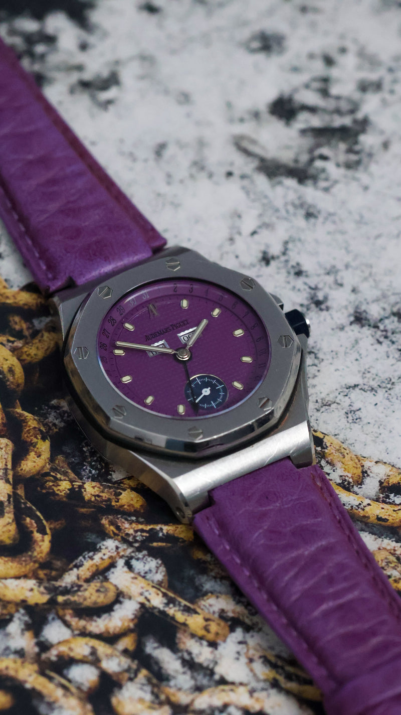 Audemars Piguet Royal Oak Offshore rare purple dial triple calendar