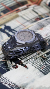 Audemars Piguet Royal Oak Dual Time tantalum steel