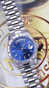 Rolex Day-Date 36 Full set 100% authentic rolex baguette