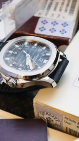Patek Philippe Aquanaut Like New Old Stock. Including accessories